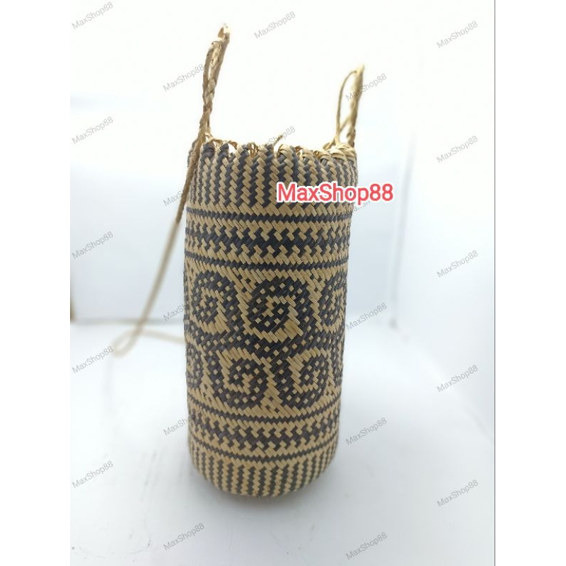Tas Anjat Suku Dayak Kalimantan / Tas Rotan Anjat Selempang
