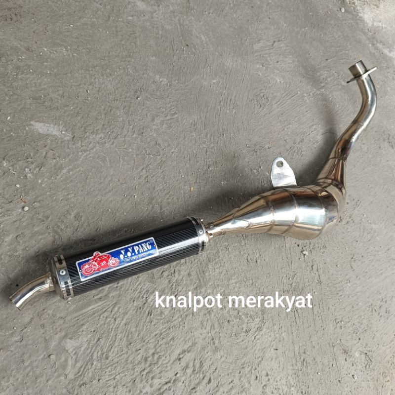 Knalpot fizr Force 1 alfa bm power yypang full crum karbon