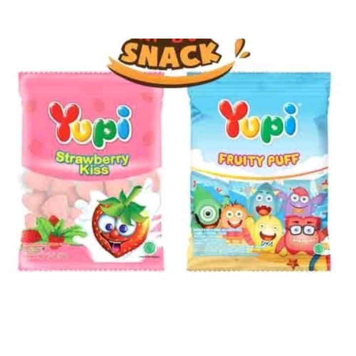 

permen yupi strawberry kiss fruity puff 120gr sn