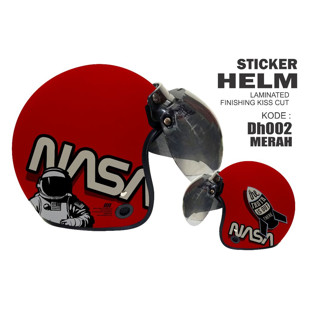 STICKER HELM / DECAL HELM