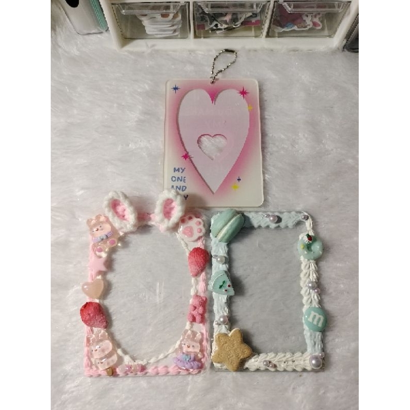 ready acrylic photocard holder & toploader deco