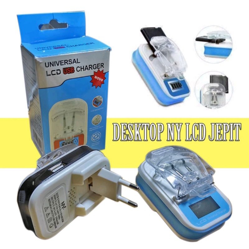 DESKTOP CHARGER LCD JEPIT / CHARGER KODOK