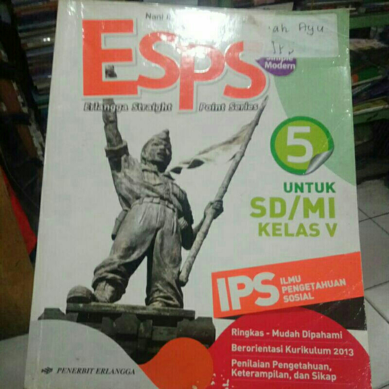 BUKU BEKAS ESPS IPS 5 KTSP 2013