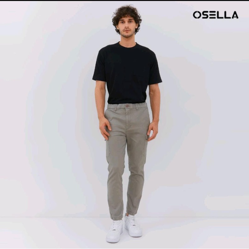 Osella celana cargo pria dewasa joger pants -celana panjang pria