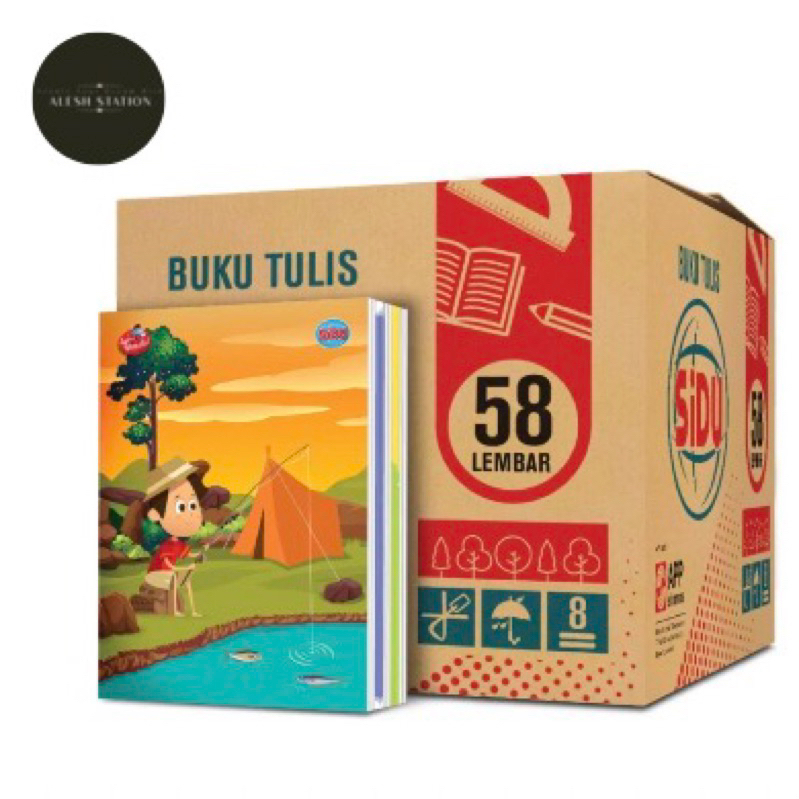 

Buku Tulis SIDU / SINAR DUNIA isi 58 lembar 1 Pack isi 10 Buku