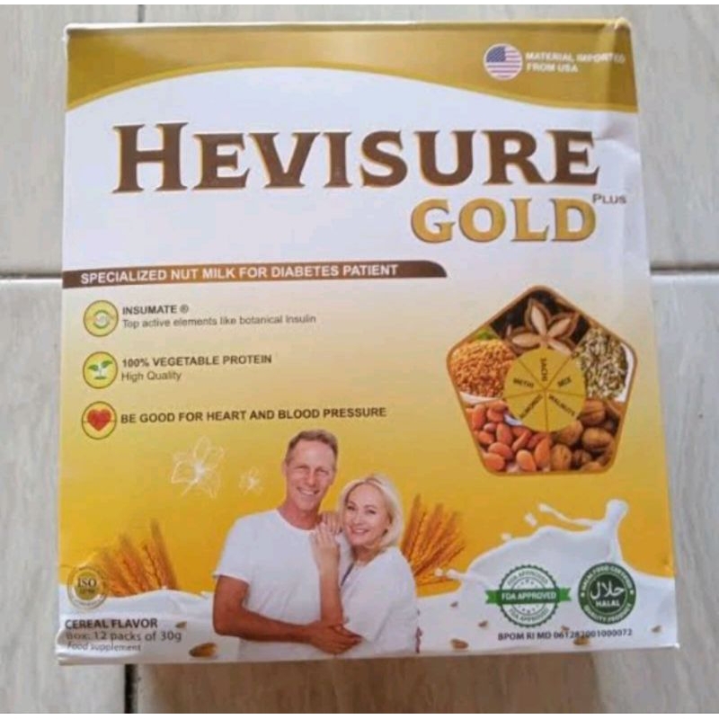 

HEVISURE GOLD SUSU BUBUK UNTUK DIABETES PENGATUR GULA DARAH PAKET 2BOX