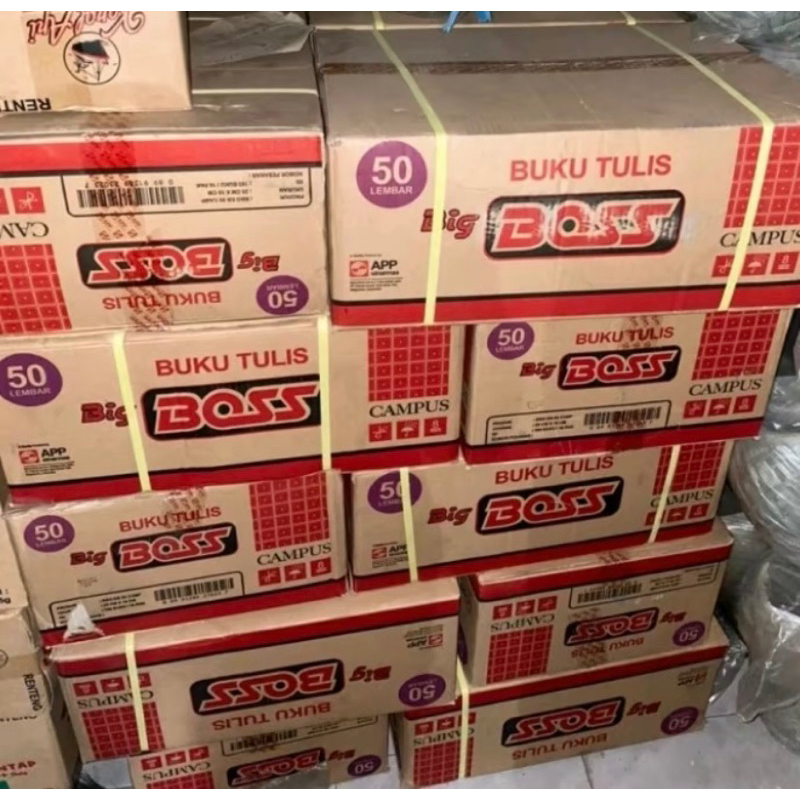 

Promo buku tulis Big Boss campus 50 lembar 1 pack isi 10 pcs