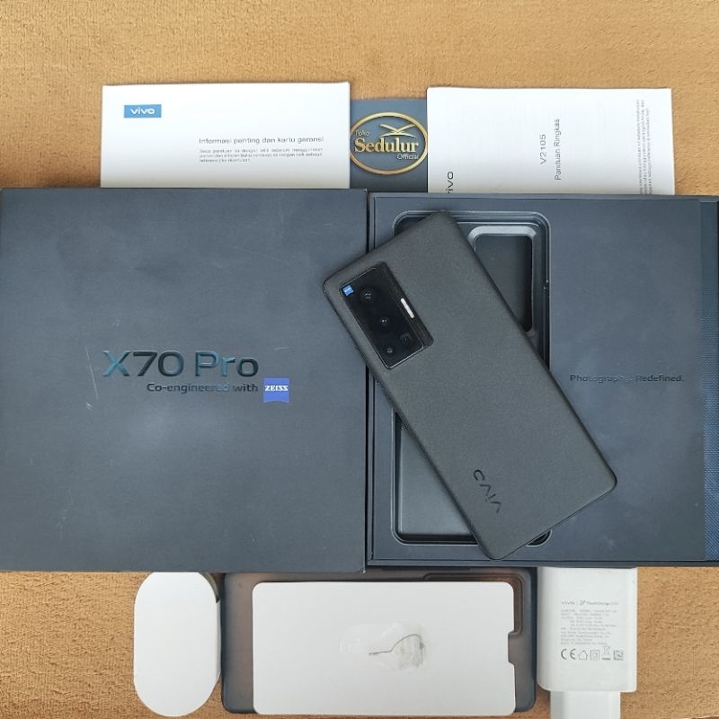 Vivo X70 Pro 12/256 GB Garansi Resmi Fullset