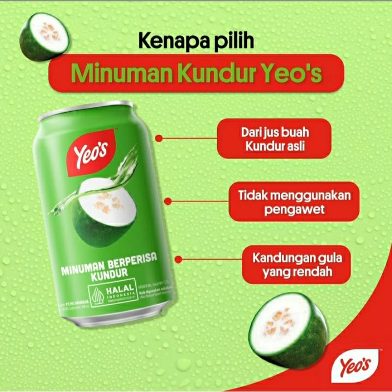 

yeos kundur can 300 ml ( WINTERMELON ) 1 karton isi 24 kaleng