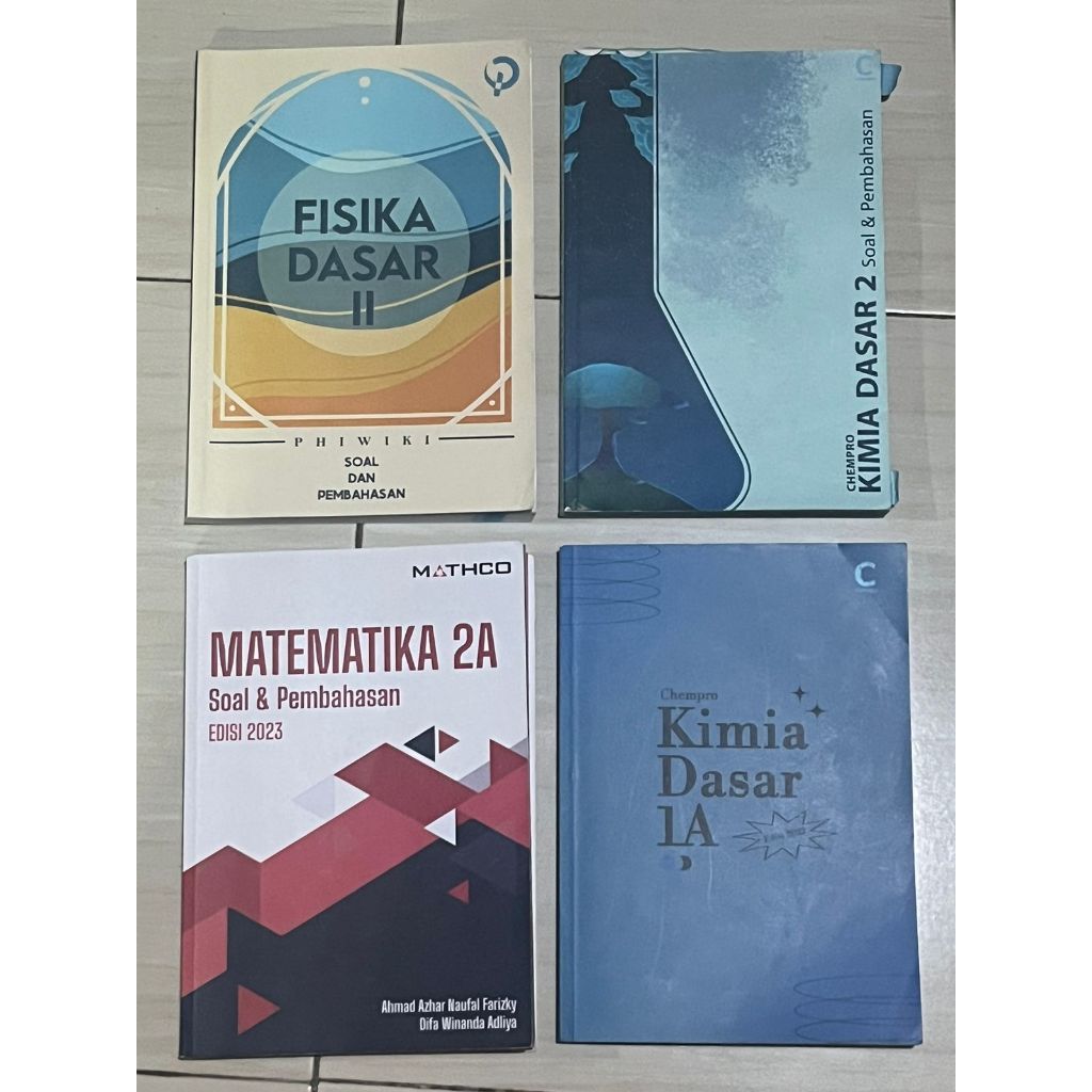 [PRELOVED] Buku Chempro Kimia Dasar 1A || Buku Chempro Kimia Dasar 2A || Buku Phiwiki Fisika Dasar 2