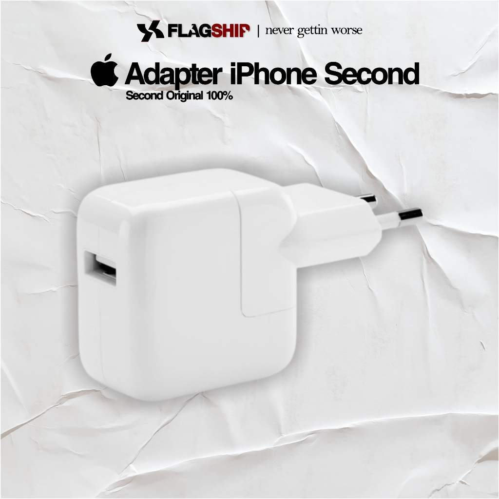 55.Flagship - 12W USB Power Adapter Original Apple Second