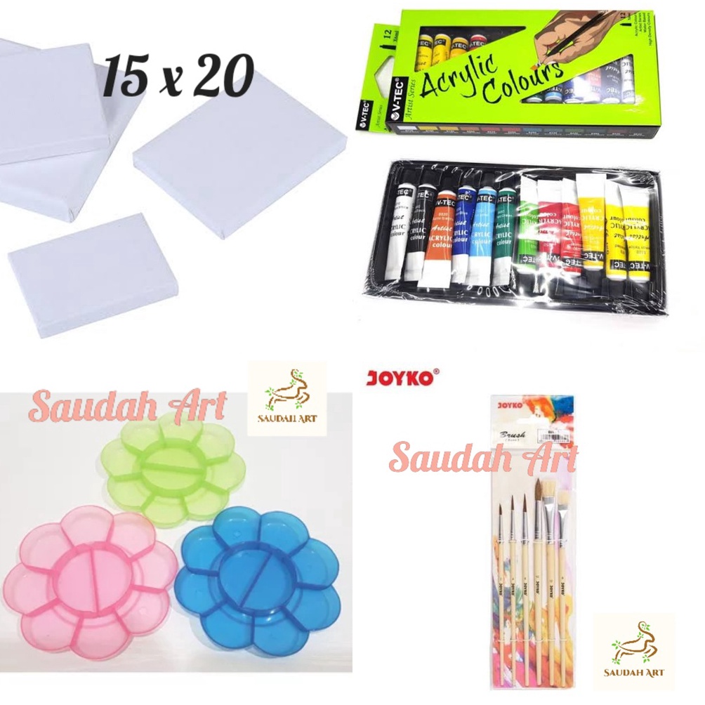 

BURUAN ORDER GAN Paket Kanvas Lukis kanvas 15x2kuaspaletcat akrilik