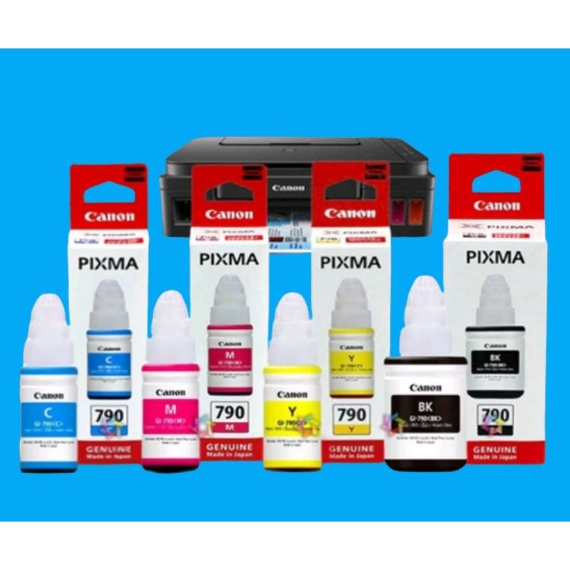 1set Tinta canon GL 790  original printer G1010 G2010 G3010