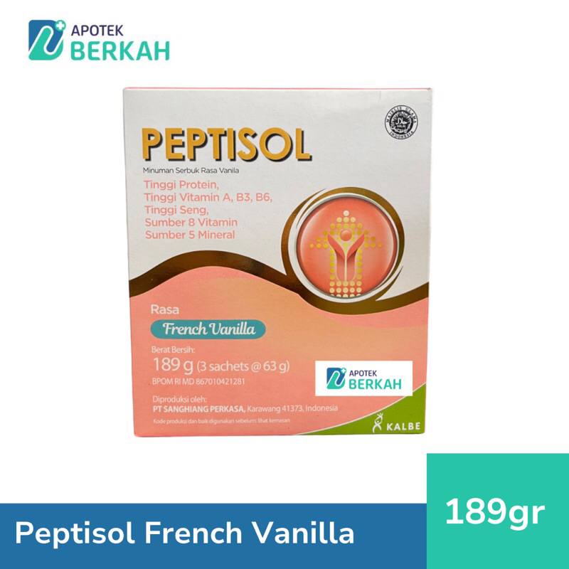 

Peptisol Vanila 189 Gram - Susu Tinggi Protein Pemulihan Pasca Sakit.