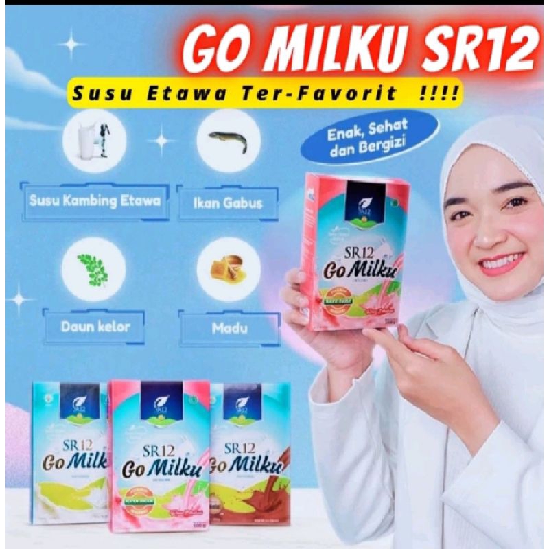 

GO MILKU SR 12 SUSU ETAWA 3 FARIAN (original,coklat stroberi)