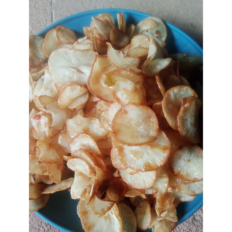 

Keripik singkong pedas manis 500g