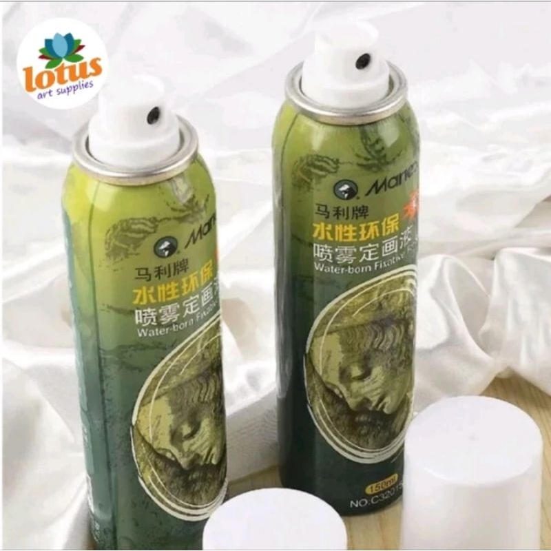 

Maries Fixative Spray Water Based untuk melindungi Sketch Gouache RB9