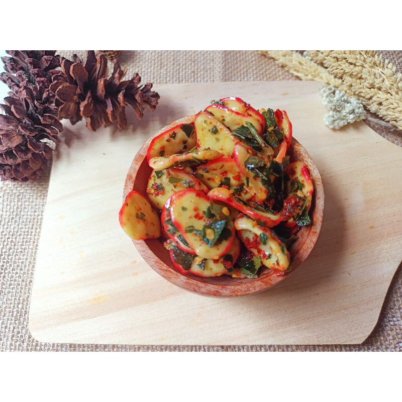 

1kg SEBRING KERUPUK BAWANG VIRAL pedas daun jeruk & original daun jeruk