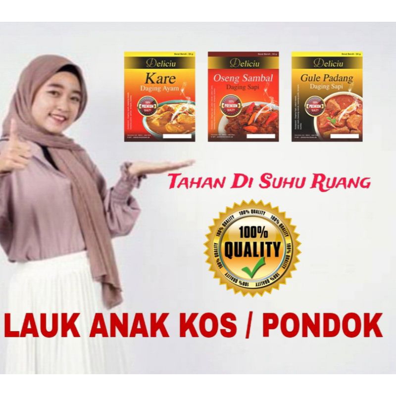

Lauk Anak Kos Kost Pondok Lauk Rumahan Siap Saji Makan Tahan Lama Tanpa Pengawet