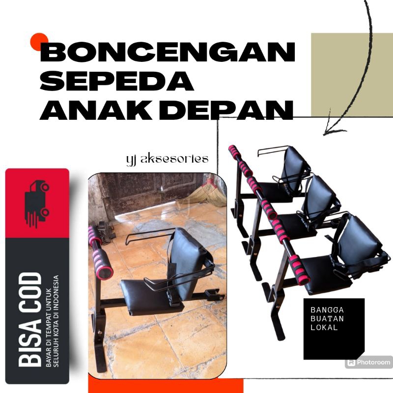 boncengan sepeda anak depan lipat mtb sayur