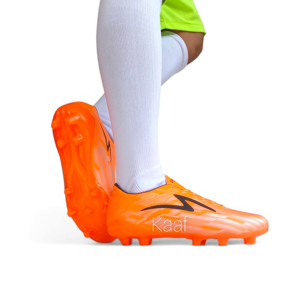 Sepatu Bola Specs Accelerator lightspeed l Infinity  Orange Silver