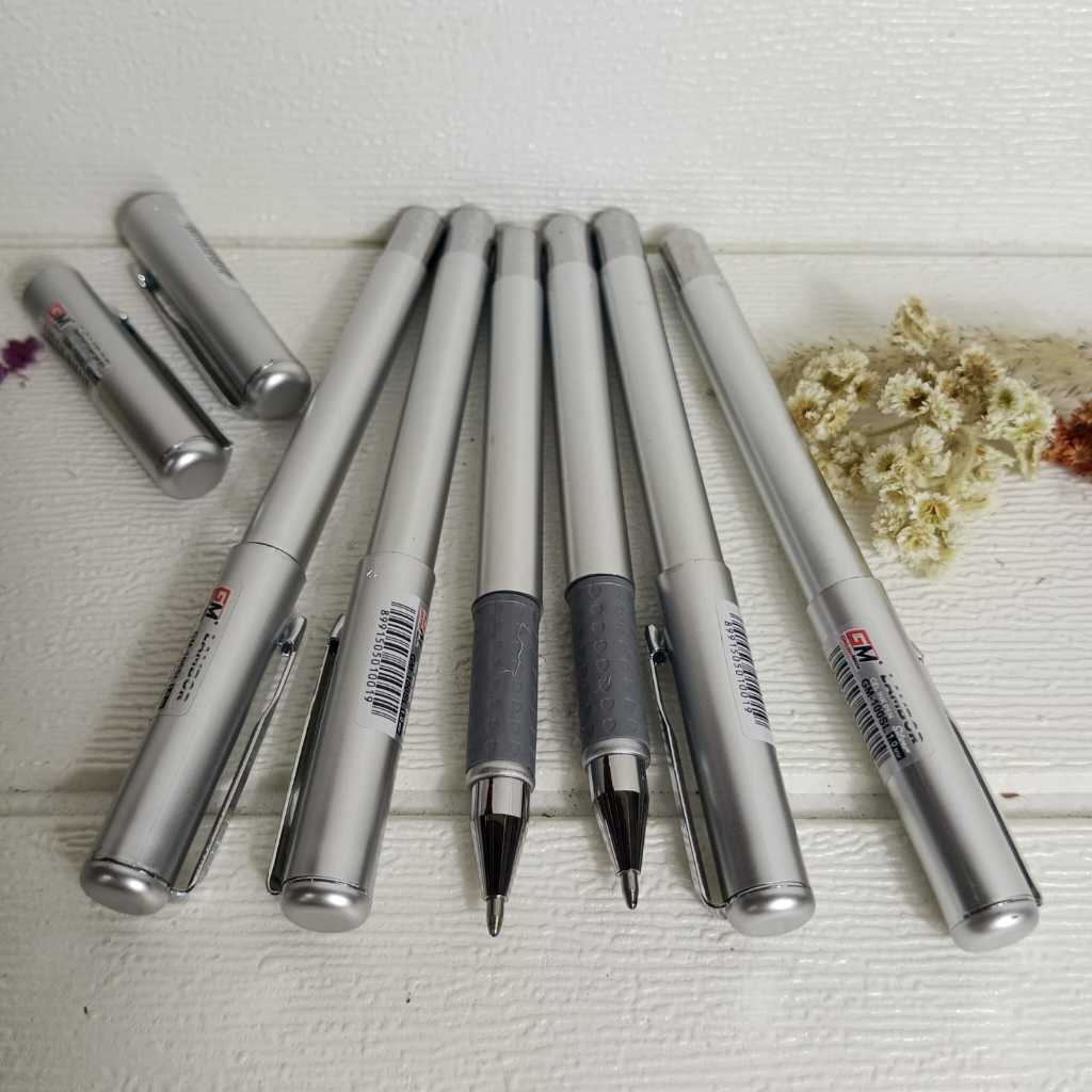 

Bolpen / Pulpen Tanda Tangan TTD GM LAMBOR 1.0mm (Silver)