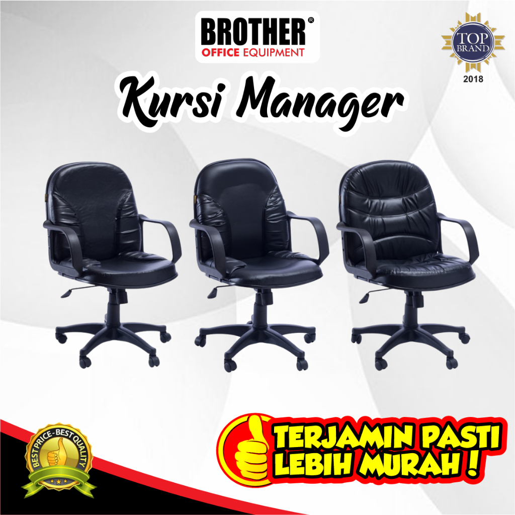 KURSI MANAGER/ KURSI KANTOR/ KURSI BOS/ KURSI DIREKTUR - BROTHER BR 201