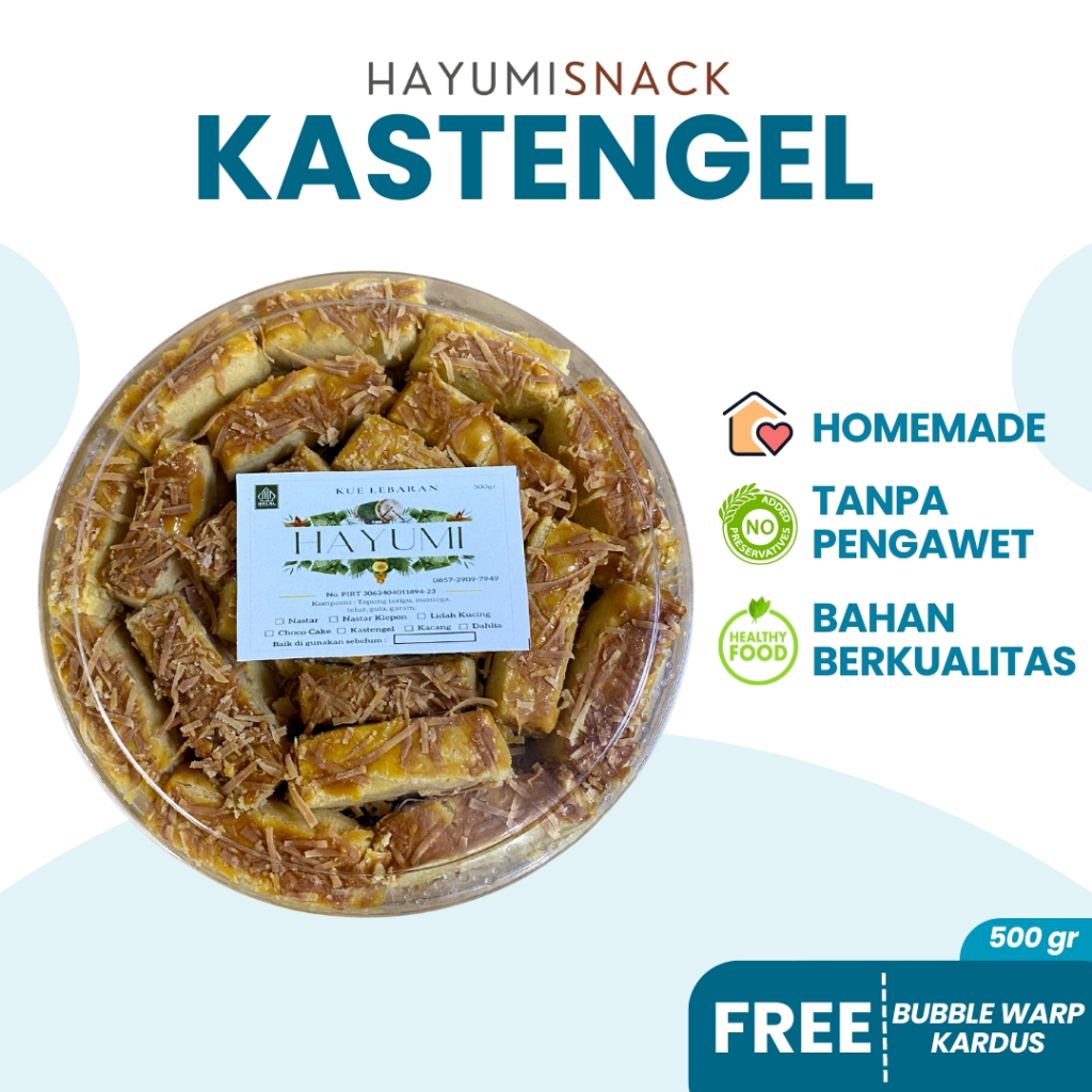 

Kue Kastengel Keju 500 gram Hayumi Snack Kue Kering Kastengel Keju Produksi Rumahan Tanpa Pengawet Homemade Renyah Gurih