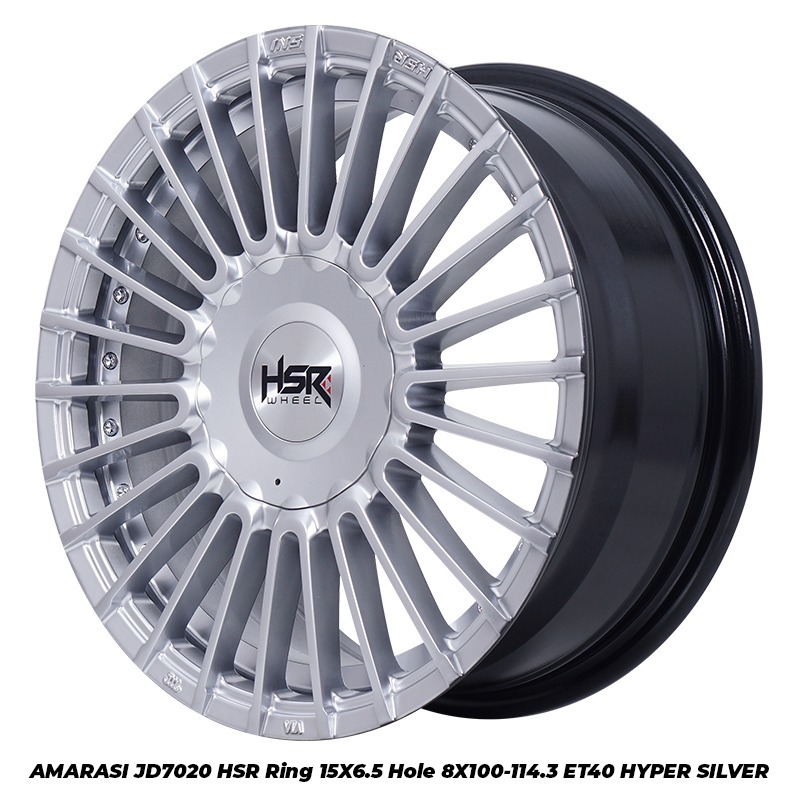 Velg R15 HSR Amarasi Classic Style Ring 15x6,5 pelek mobil racing