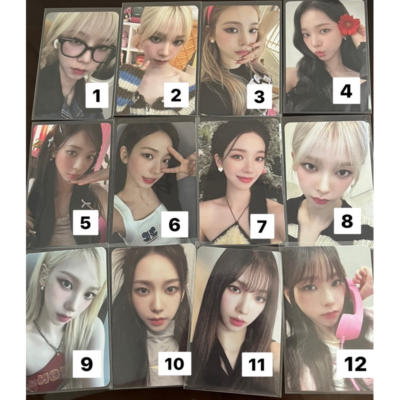 [READY/OFFICIAL] karina photocard pc pob benefit ktown unboxing spicy album atelier potd tc trading 