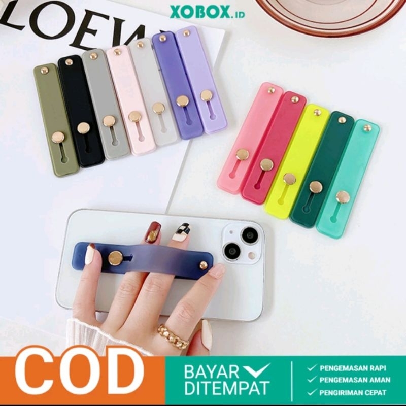 BATAM GROSIR (TR) RING STAND FINGER STRAP STANDING HP / FINGER STRAP MACARON PASTEL COLOR RING HANDP