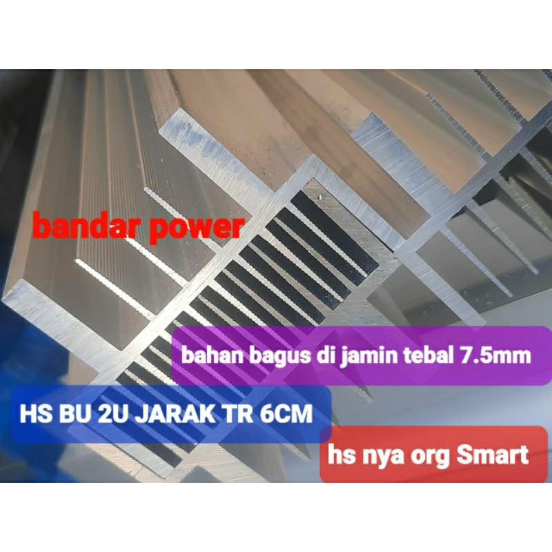 Heatsink pendingin 2U PUTIH 40cm Bandarpower