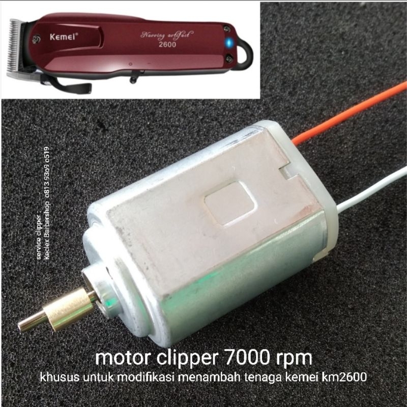 dinamo motor clipper variasi 7000 rpm untuk kemei km2600