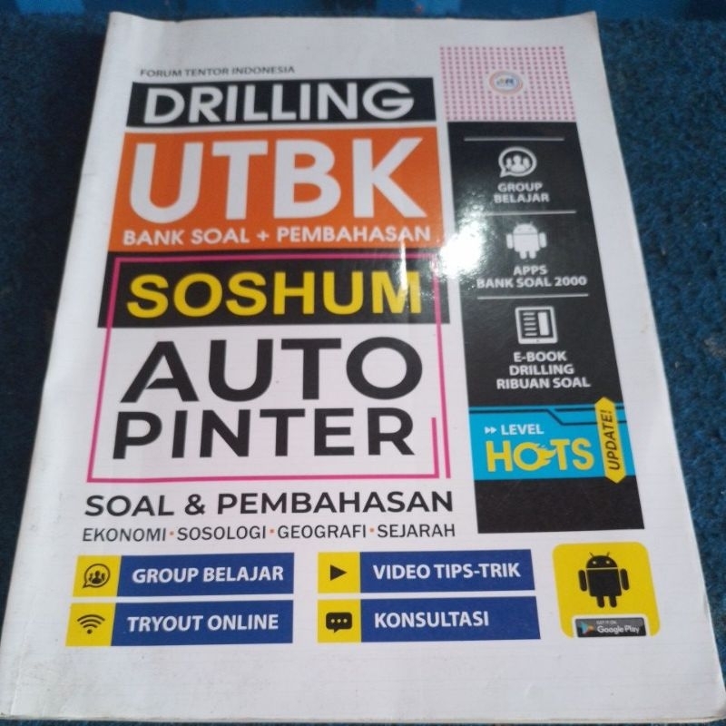 BUKU DRILLING UTBK SOSHUM AUTO PINTER SOAL & PEMBAHASAN