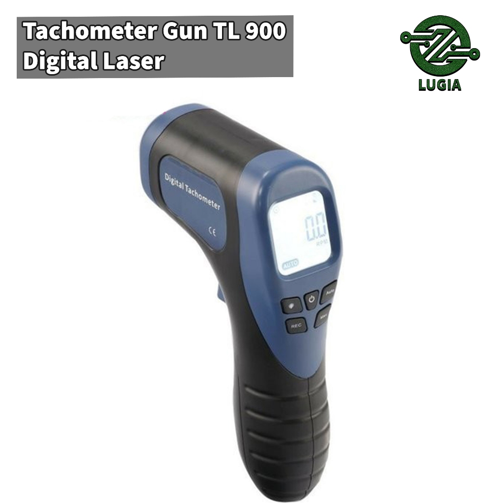 Tachometer Gun Digital Laser Tl 900 LCD Non Contact Rpm Meter HYT547