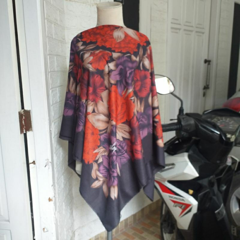 ida royani scarf 120cm x 120cm polywool banyak motif