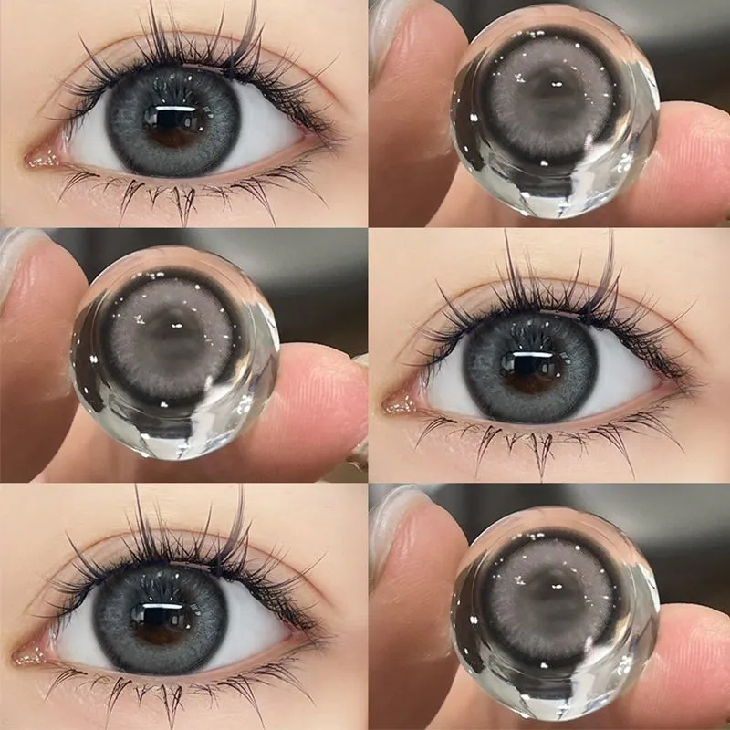 (COD)softlens minus(0.00-4.00)1 pasang lensa kontak berwarna/softlens/soflen/soflens/softlens minus/