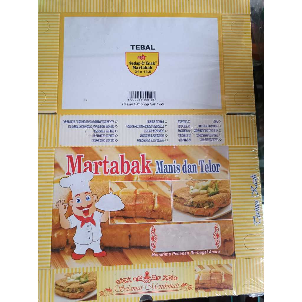 

DUS MARTABAK TEBAL AJB isi 1 DUS