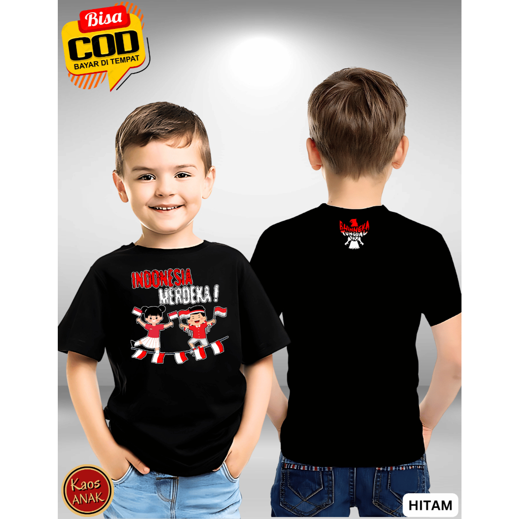 INDONESIA MERDEKA SULTANKAOS89 - KAOS INDONESIA MERDEKA ANAK - KAOS 17 AGUSTUS - KAOS AGUSTUSAN - KA