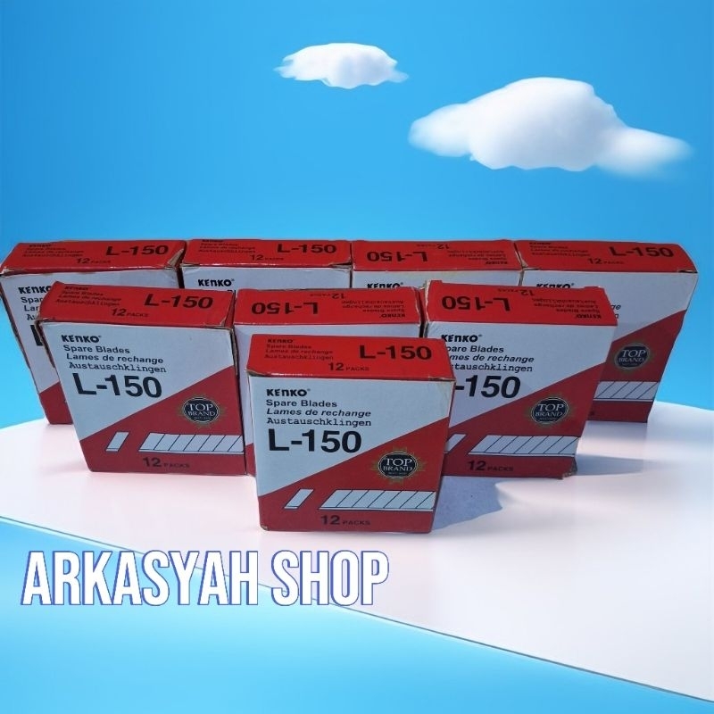 

ISI CUTTER KENKO L150 8 BOX ISI 96 TUBE (CUTTER KERTAS CUTTER SERBAGUNA)