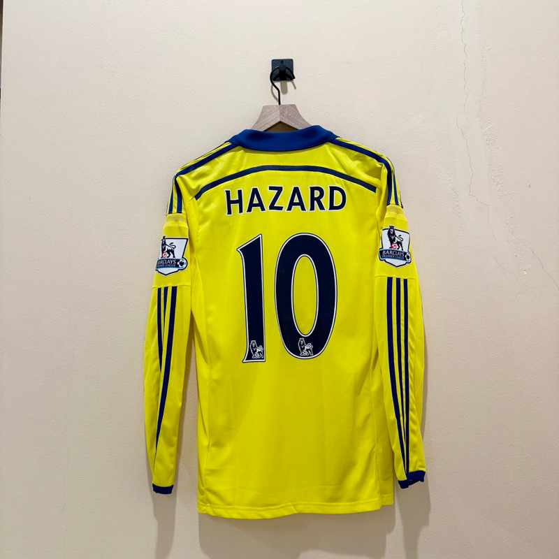 Jersey Original Chelsea Away 2014/2015 Adizero Player Issue LS Longsleeve Hazard #10