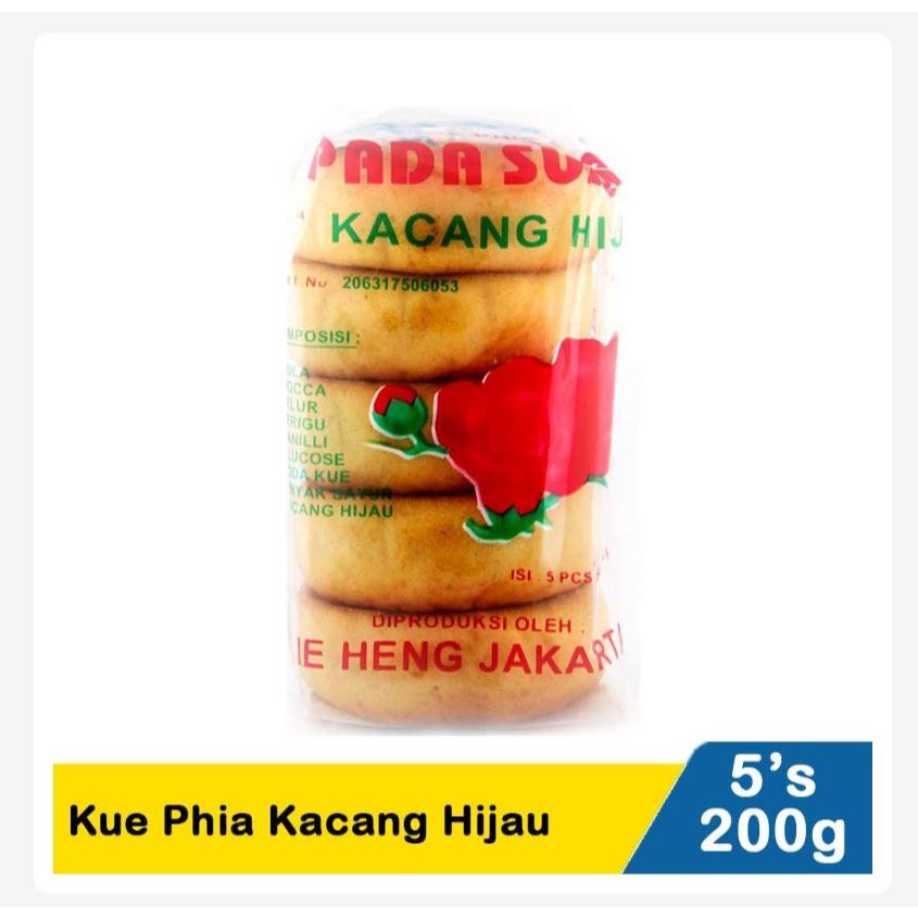 

Pada Suka Kue Phia 5'S Kacang Hijau / Kacang Hitam 200 gr