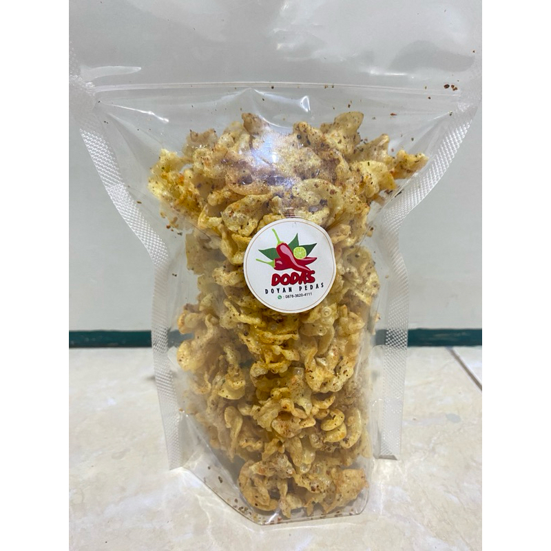 

makaroni ulir pedas gurih