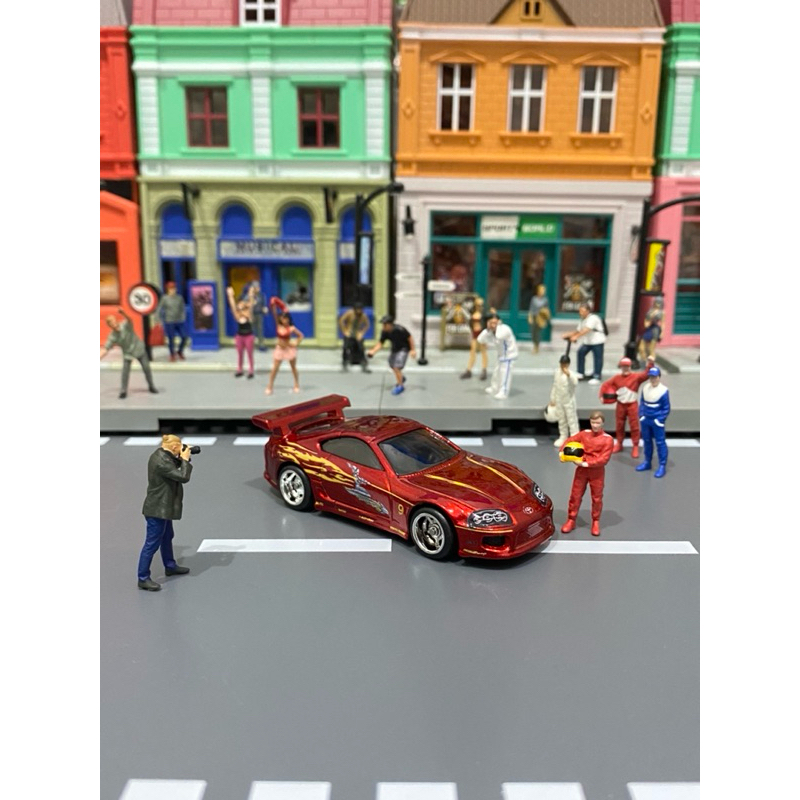 Hot Wheels Custom Ban Karet Toyota Supra Fast Furious Edition 10