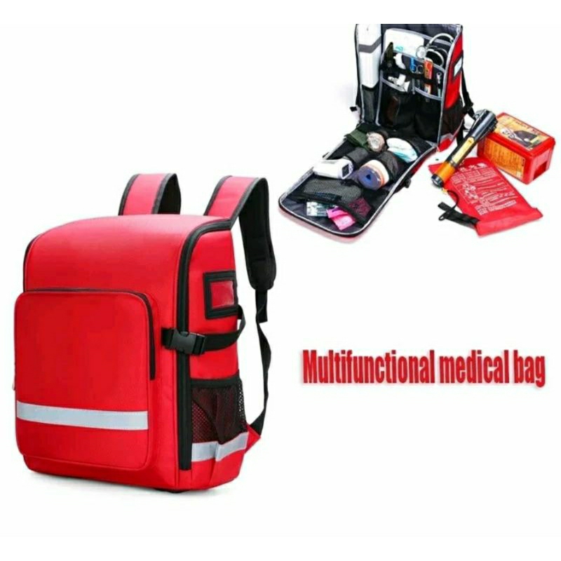 Tas alkes kedokteran tas ransel emergency p3k tempat obat obatan