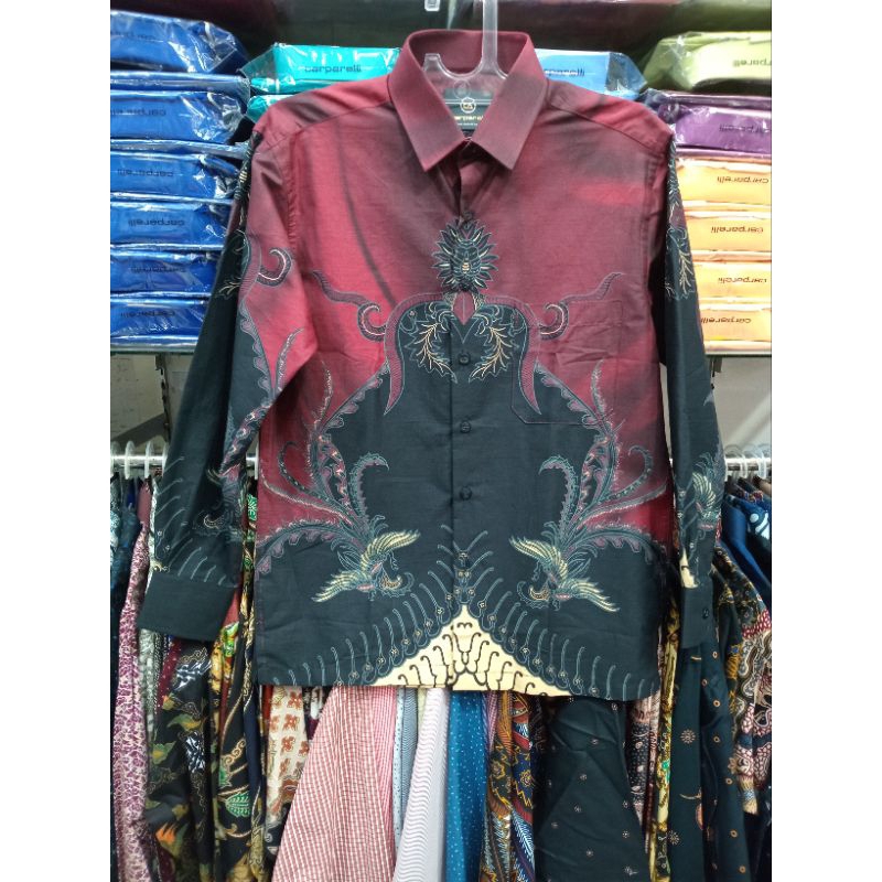 kemeja batik pria carparelli