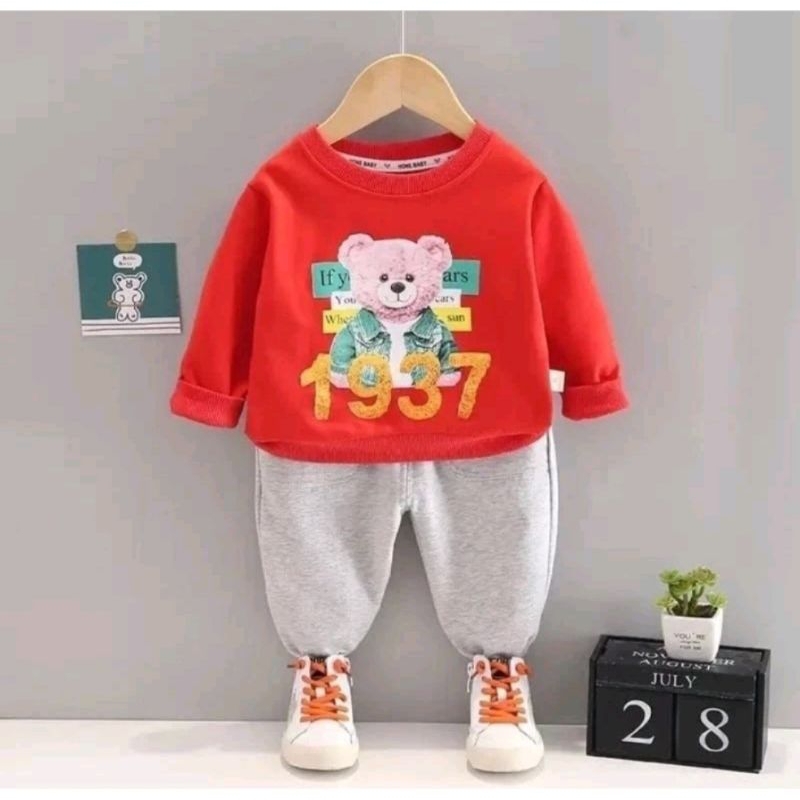 Setelan anak Baju anak 1 - 6 tahun Setelan baju anak model panda harga grosir