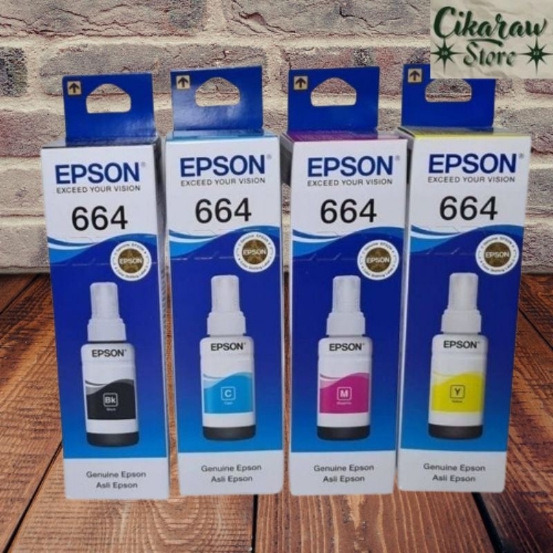 TINTA EPSON 664 ORIGINAL FOR EPSON SERIES L110 L120 L210 L220 L350