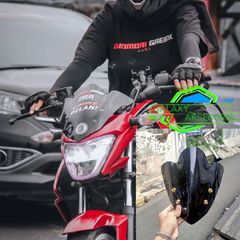 VISOR TERBARU VIXION R 155 VVA WINSHIELD VIXION R