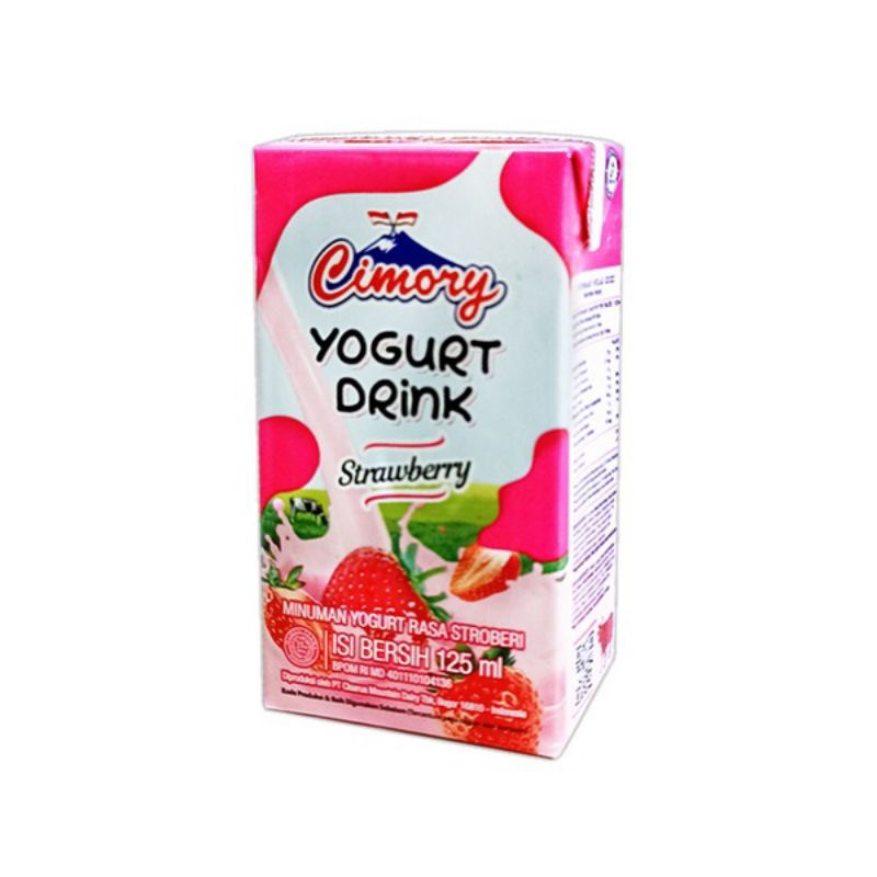 

cimory yogurt drink strawberry 125 ml 1 karton 40 pcs